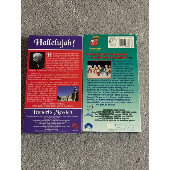 Christmas Movie VHS Lot Dr Seuss Grinch Charlie Brown Muppets(Not tested - Picture 6 of 7